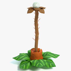 3d alien plant