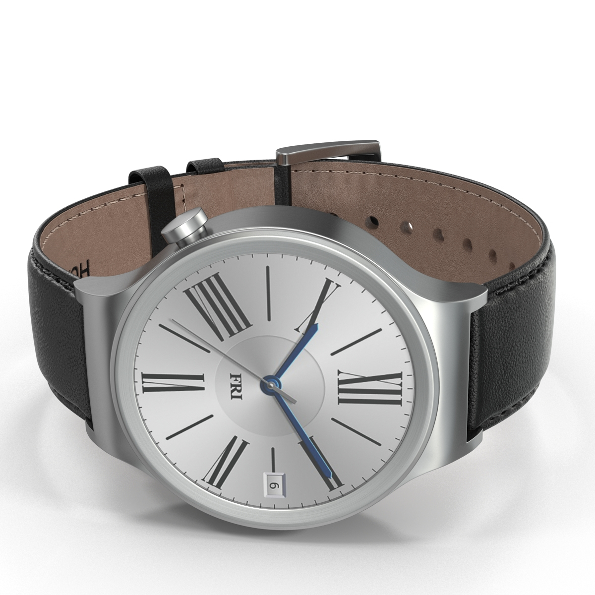 huawei watch leather band 3d model