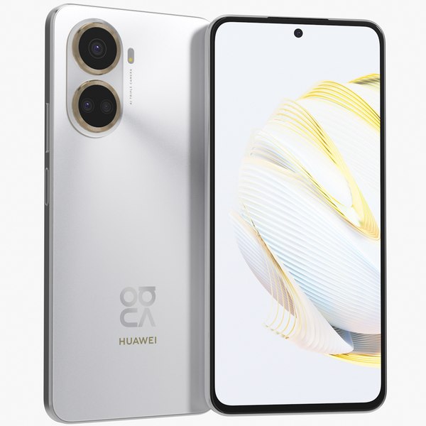 Huawei Nova 10 SE Silver 3D model - TurboSquid 1973973