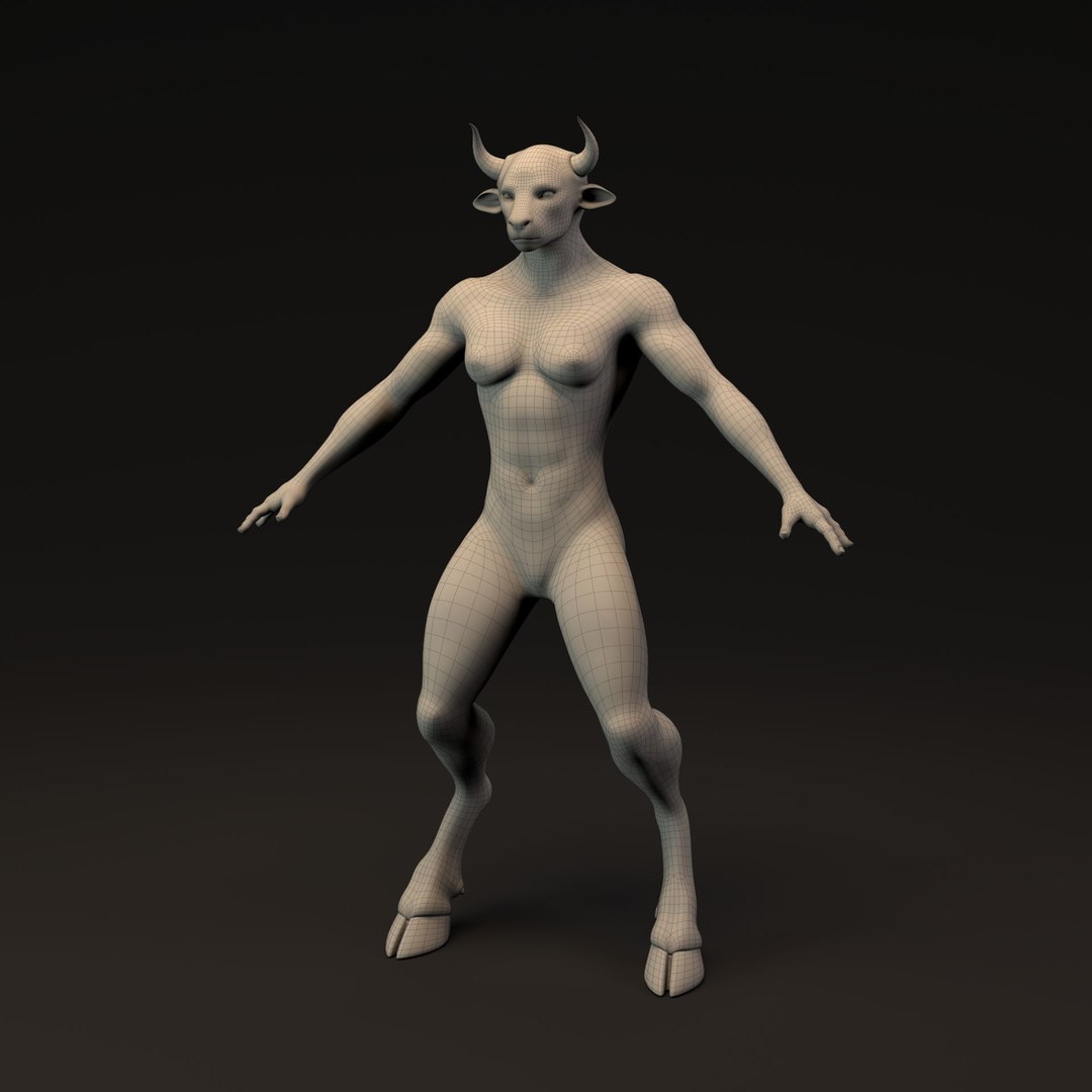 Minotaur Female Base Mesh 3D model https://p.turbosquid.com/ts-thumb/aj/X3kRIg/Lm/minotaur_female_1_004/jpg/1745381216/1920x1080/fit_q87/c21d019ba9982c33e44059414d0f7ff572f1b659/minotaur_female_1_004.jpg