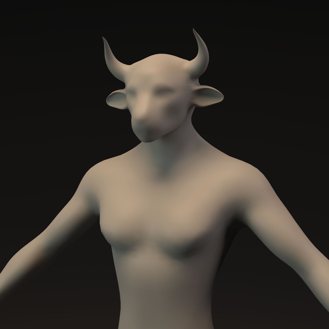 Minotaur Female Base Mesh 3D model https://p.turbosquid.com/ts-thumb/aj/X3kRIg/ZH/minotaur_female_1_015/jpg/1745381221/1920x1080/fit_q87/e3561867794d21a22c74fcb409da42444455d7cd/minotaur_female_1_015.jpg