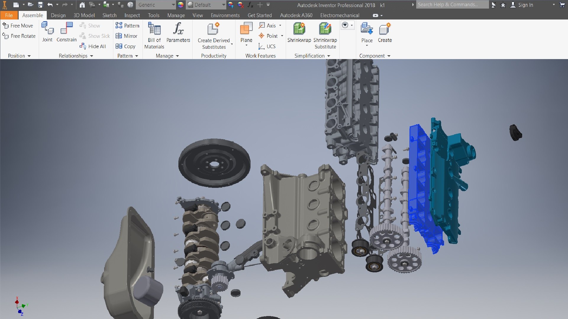 I4 Engine Block And Camshaft 3d Model 3D Model - TurboSquid 2332081