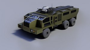 sci-fi truck pbr ready model