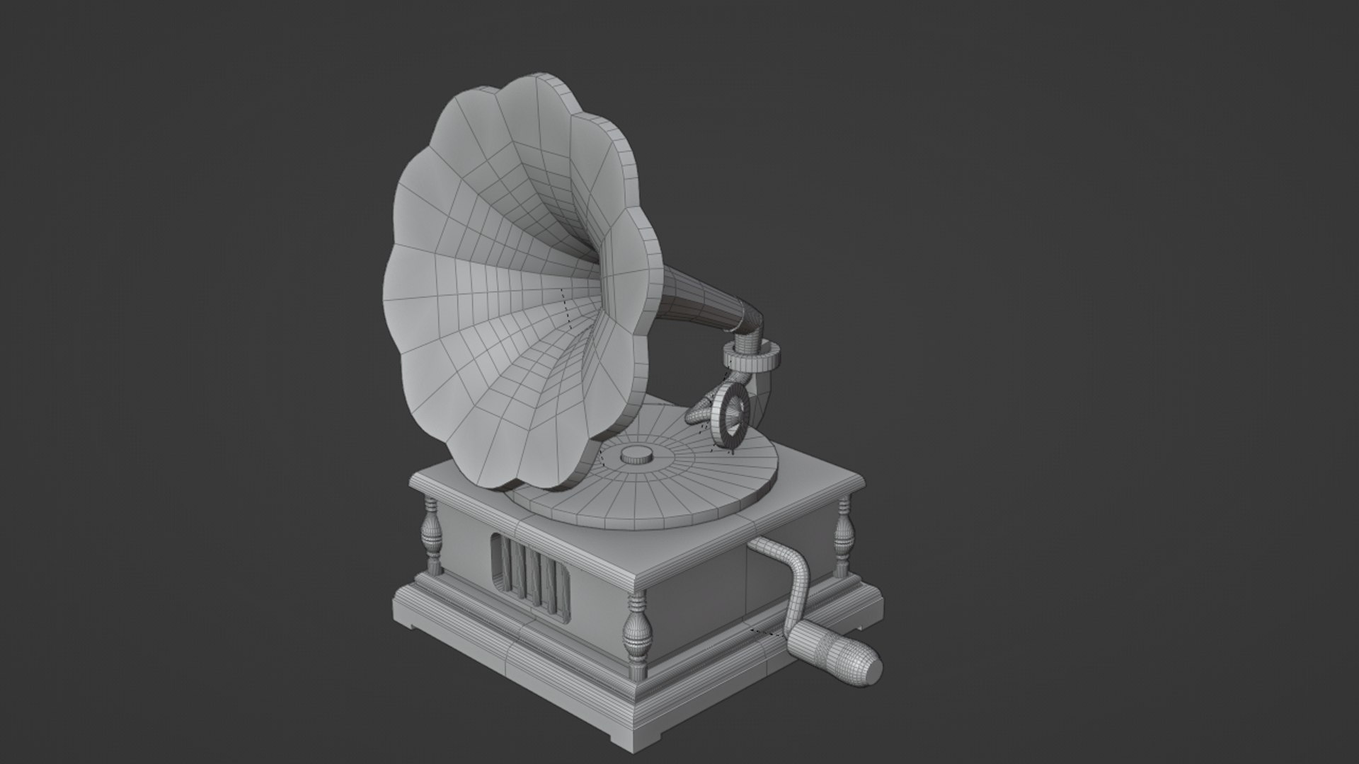 Vintage Gramaphone Realistic Model - TurboSquid 2046184