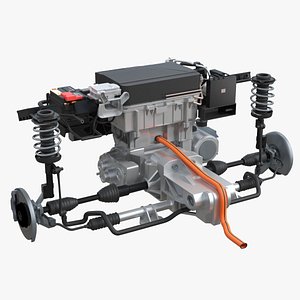 Nissan Leaf Engine and Front Suspension 2