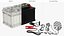 12V Car Battery with Smart Charger and Clamps