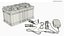 12V Car Battery with Smart Charger and Clamps