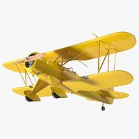 Coastal Biplane YMF-5 Yellow Simple Interrior