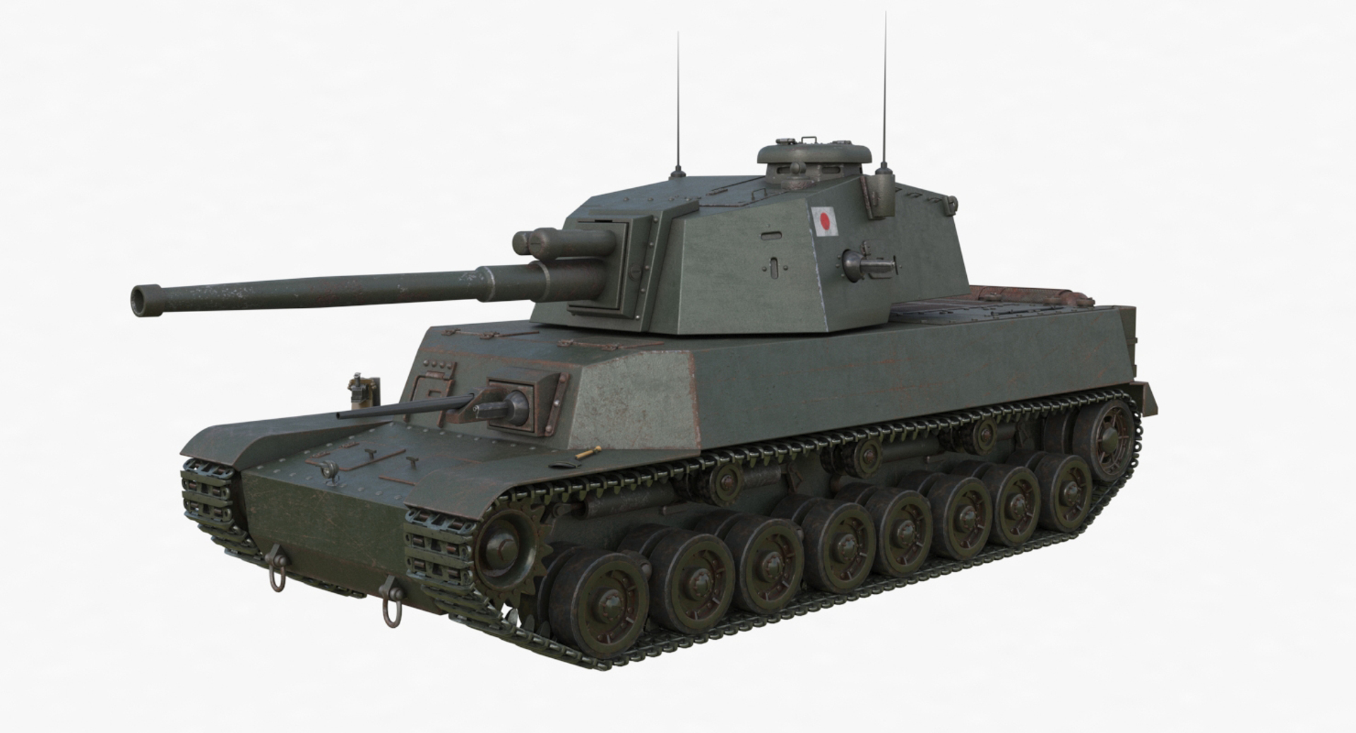 Tank Type 5 Chi-ri 3D - TurboSquid 1640853