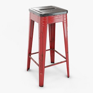 Farmhouse Metal Bar Stool