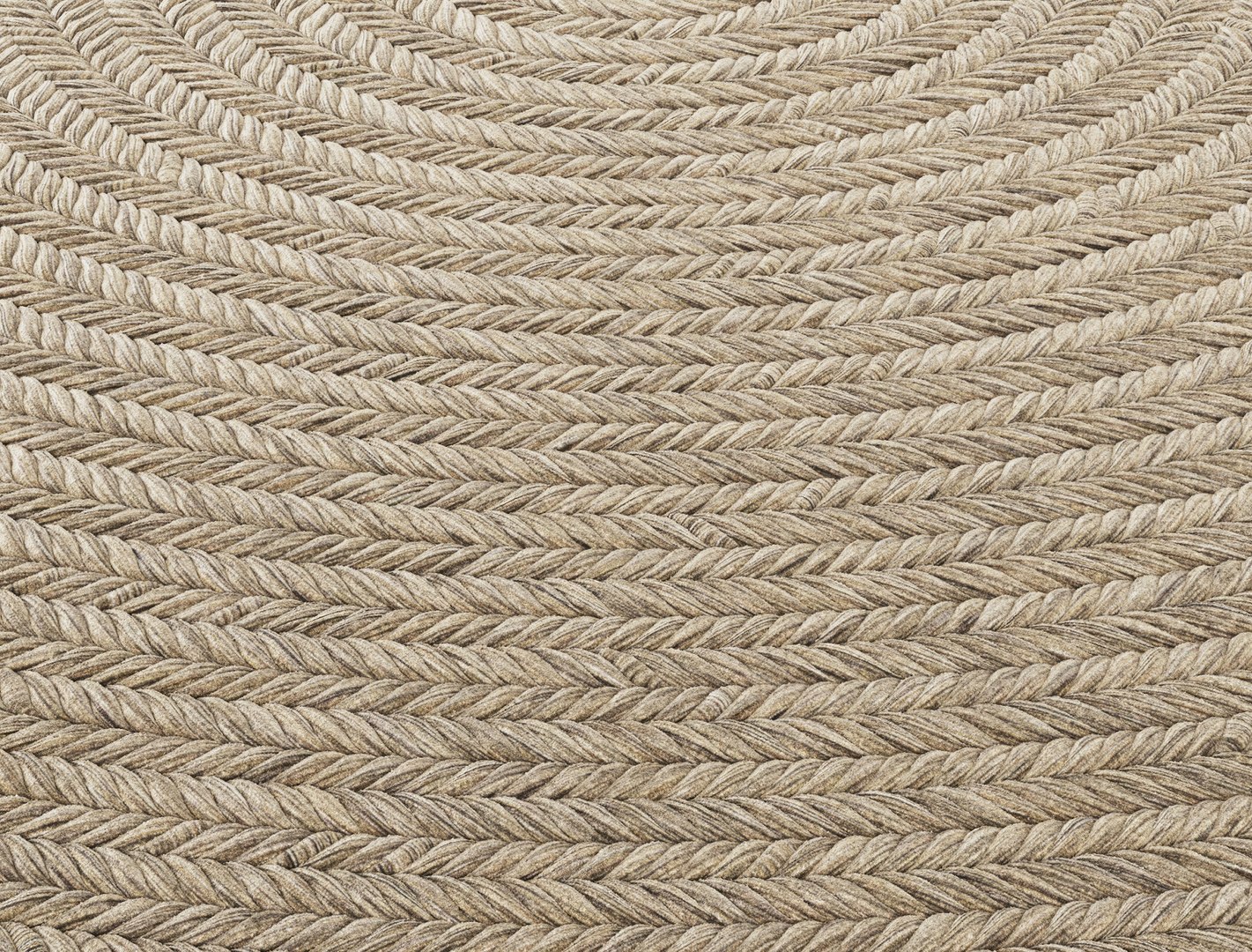 Rope Wicker Circle Carpet 3D Model - TurboSquid 2285477