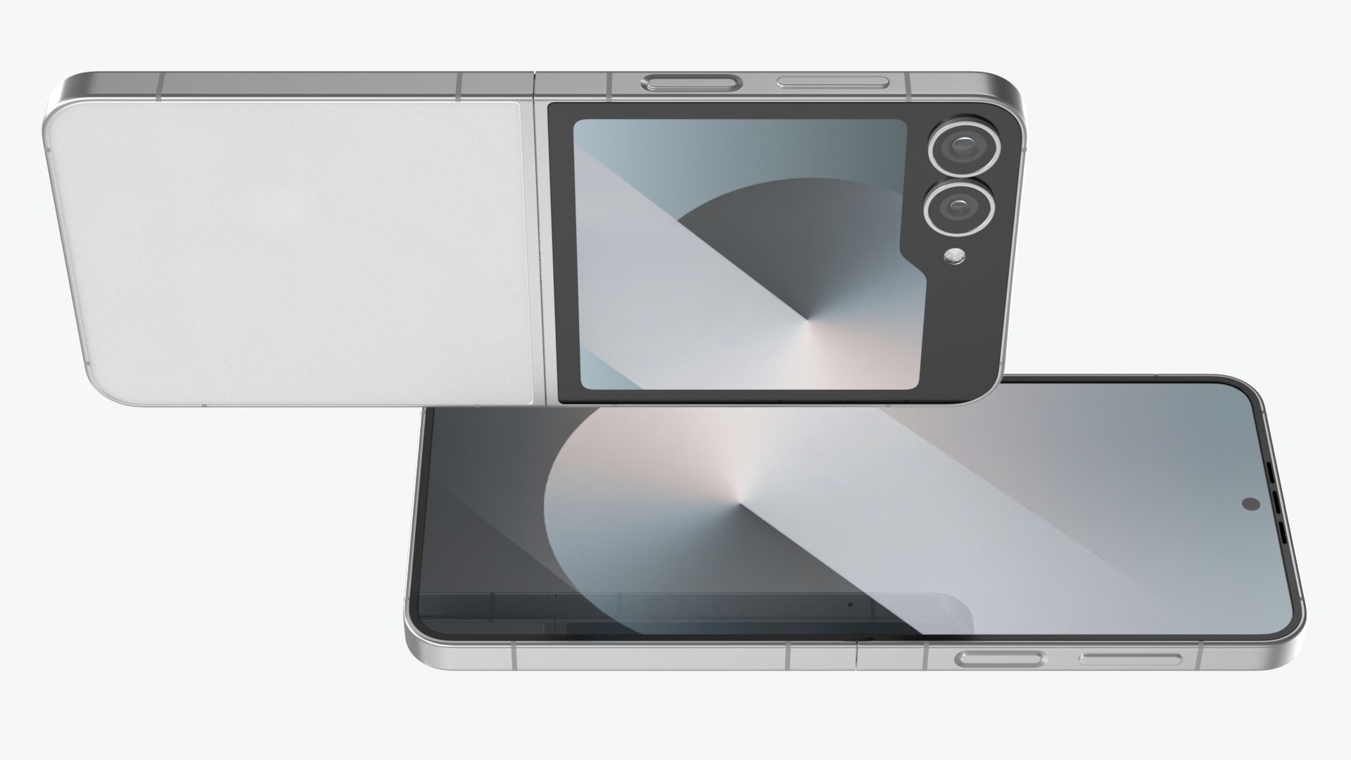 Samsung Galaxy Z Flip 6 White model https://p.turbosquid.com/ts-thumb/ak/2VDNpy/xq/white04/jpg/1720811396/1920x1080/fit_q87/91ec8cf26b594d301702b6641533f1ad18024486/white04.jpg