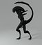 Xenomorfo alieno (truccato)