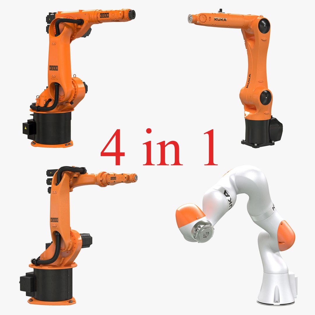 Kuka Robots Collection 2 3D model preview