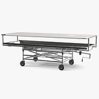 Covered Morgue Gurney CSI Jevett Rigged