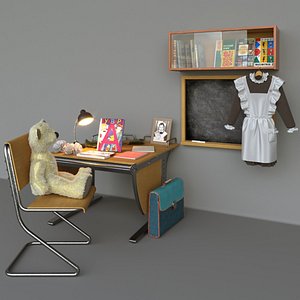 school ussr 3D model