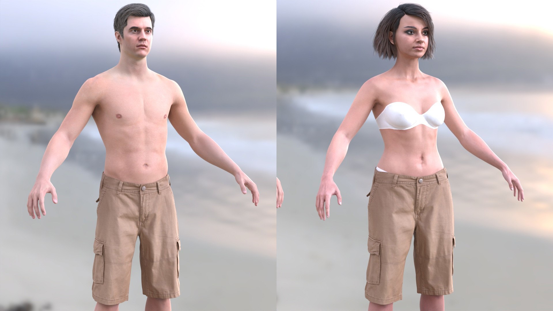3D Man and Woman in Shorts 93 model https://p.turbosquid.com/ts-thumb/ak/GmFZwL/vS/1/jpg/1724318157/1920x1080/fit_q87/0ba7f1d06aaa24d38775c271587bda85030f1485/1.jpg
