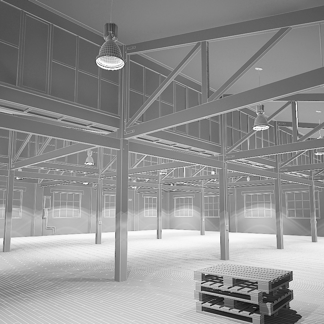 Warehouse Interior 3d Max