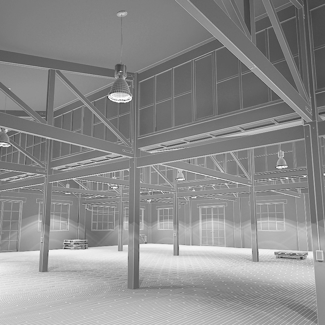 Warehouse Interior 3d Max