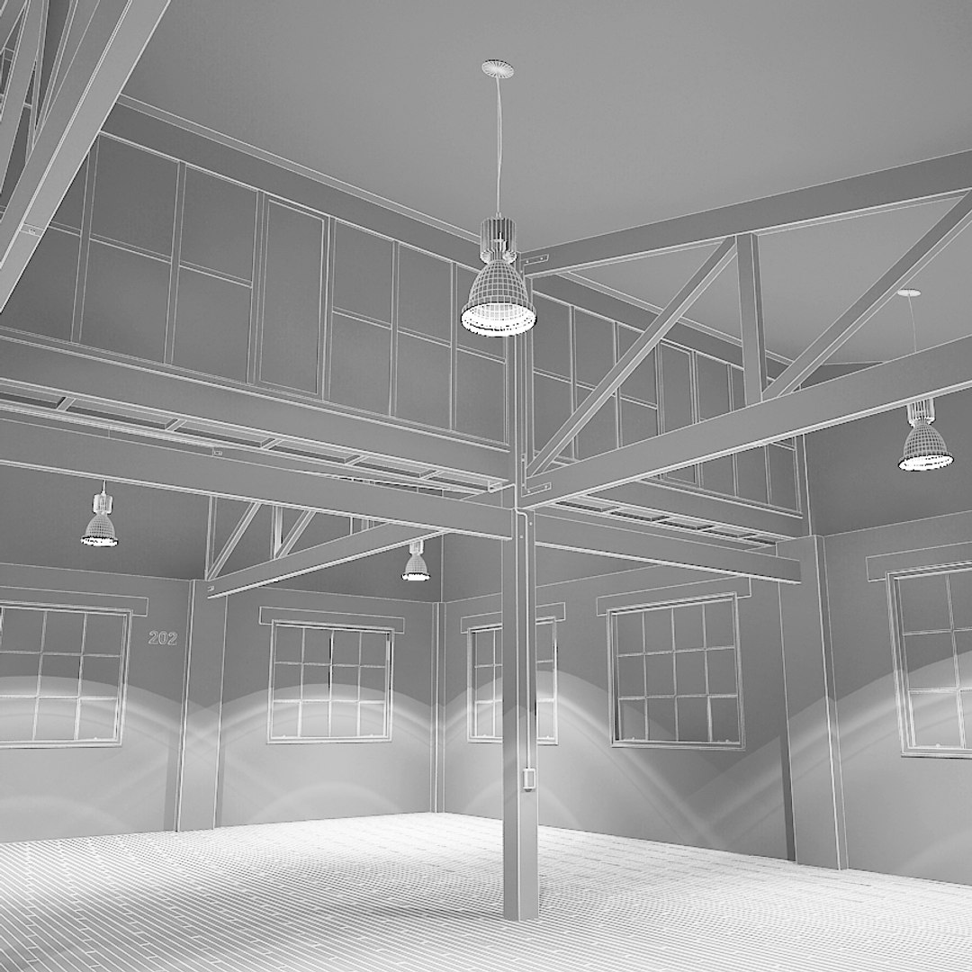 Warehouse Interior 3d Max