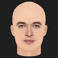 Low Poly Tom Blyth Head