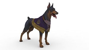3D Doberman model