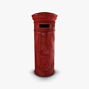 old post box 3d fbx
