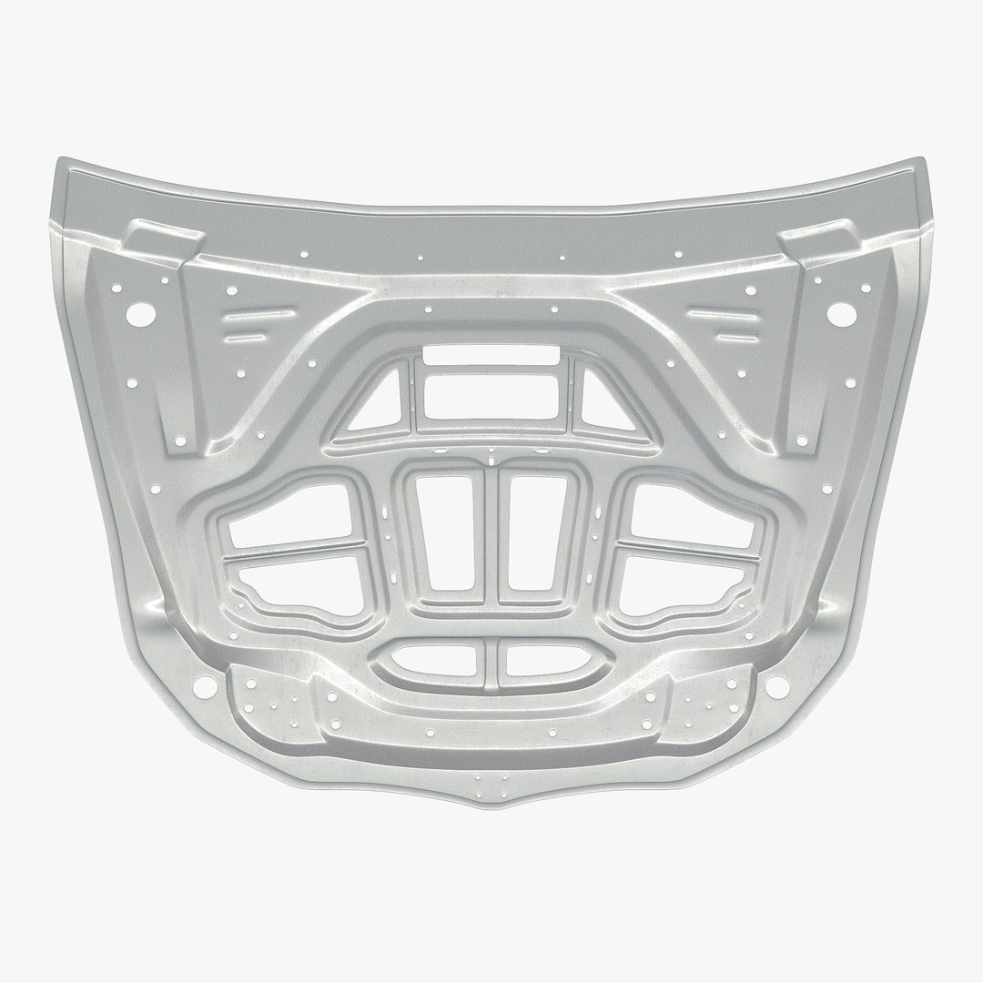 SUV Hood Frame 3D model preview