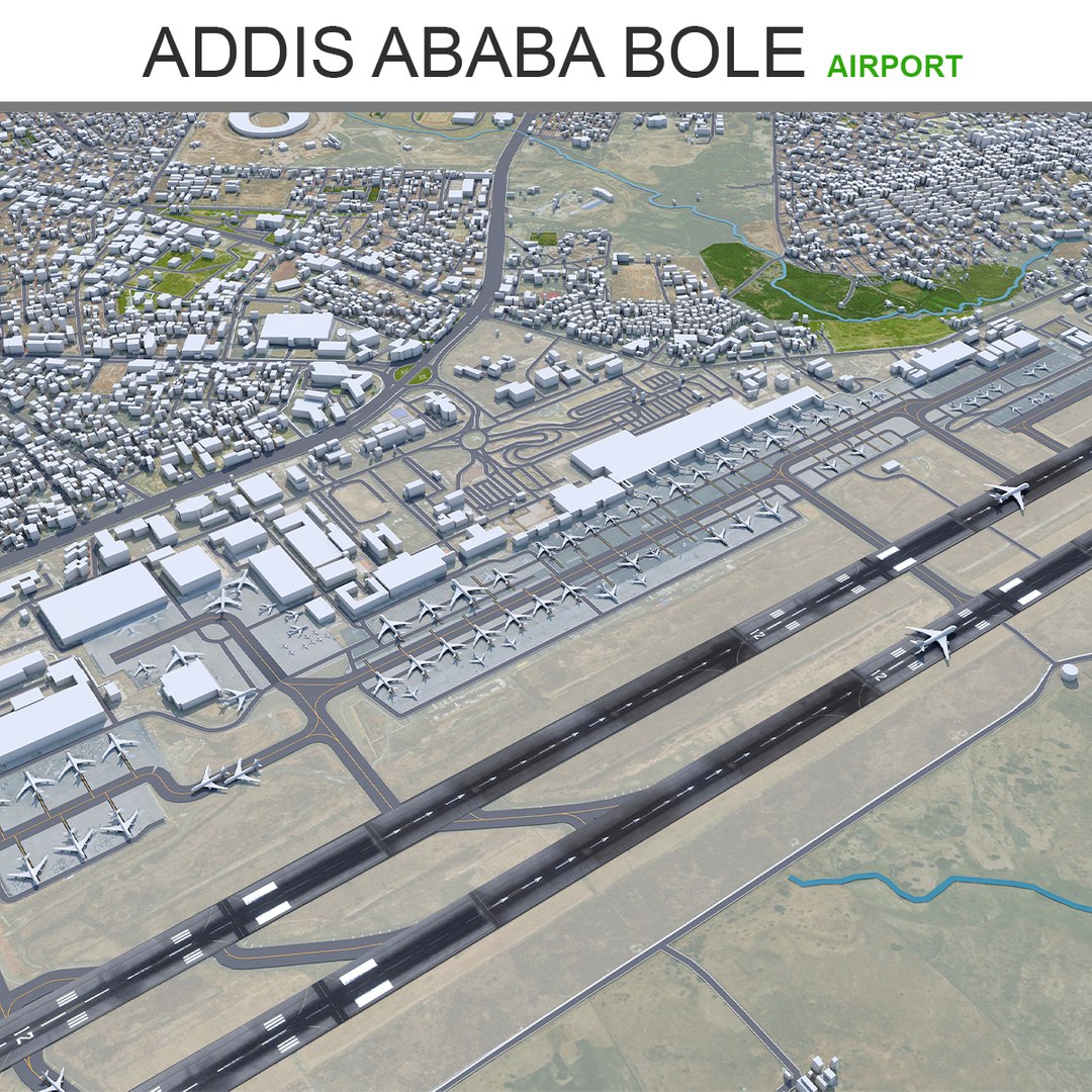 Flughafen Addis Abeba Bole 3D-Modell - TurboSquid 2004848
