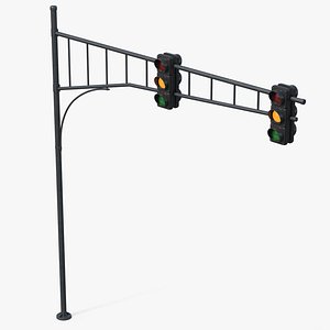 Traffic Lights Pole model