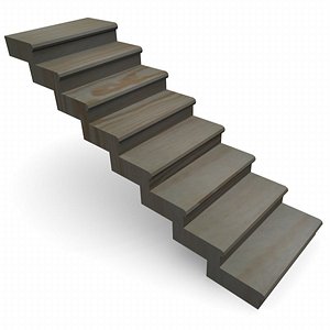 3d stairs model