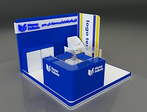 Booth Exhibition Stand a653b model
