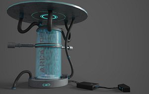 3D Sci-Fi Capsule model