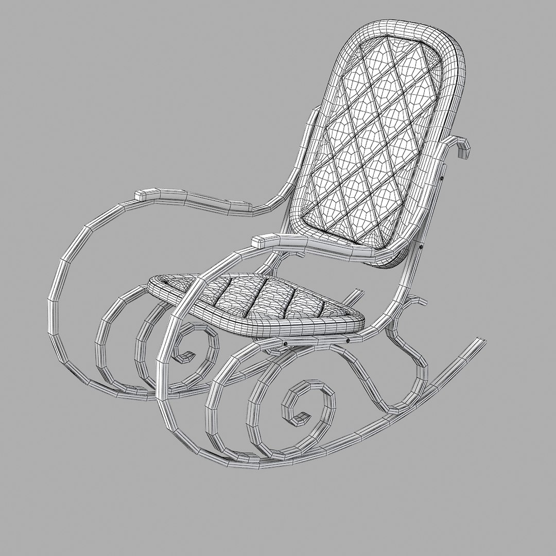 3d maison jansen rocker
