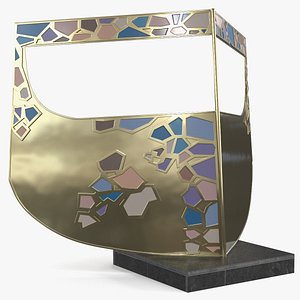 3D Mini Doxa Gold Masks with Mosaic