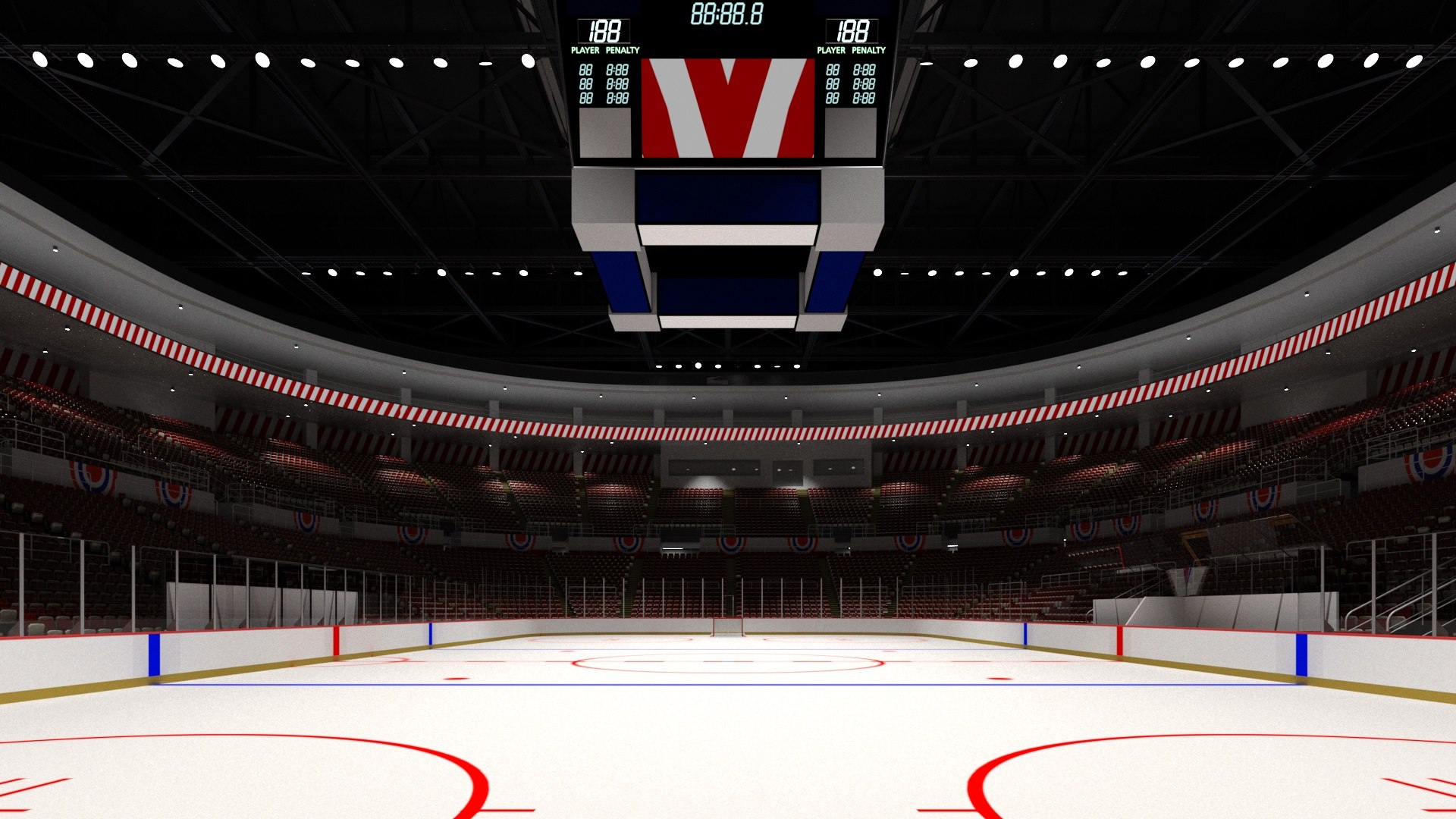 3D Joe Louis Hockey Arena Model - TurboSquid 1451472