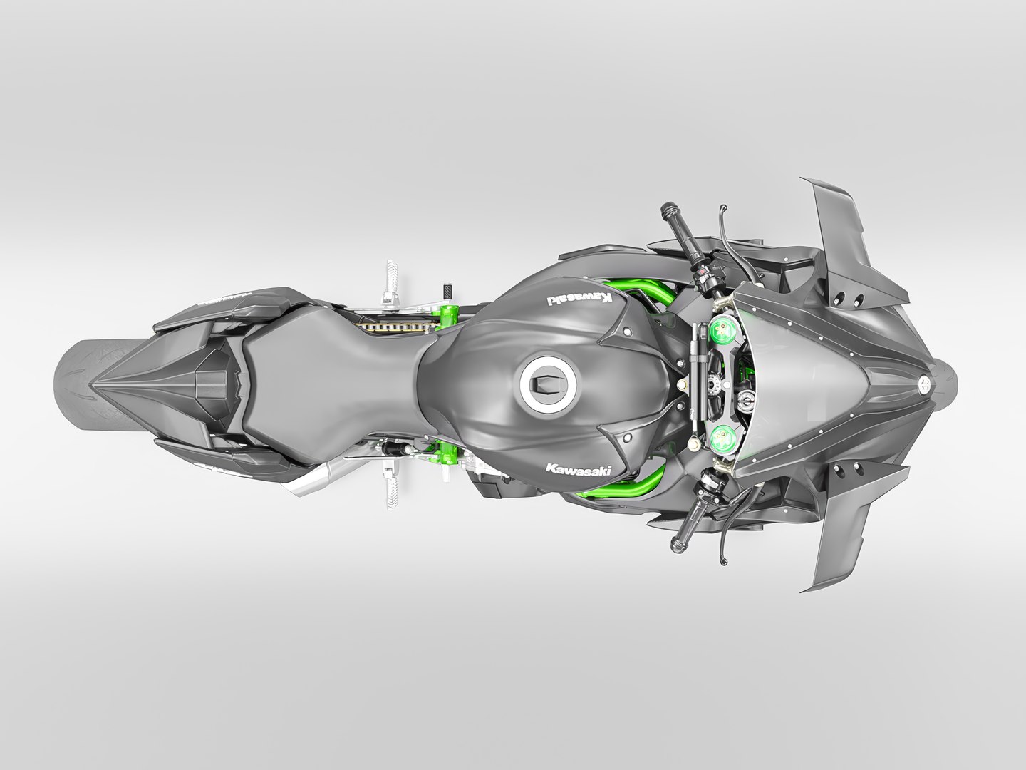 3D Model KAWASAKI NINJA H2R 2021 - TurboSquid 2383645
