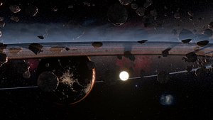 Asteroid field