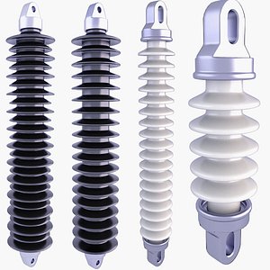 3D High Voltage Insulators v9 model