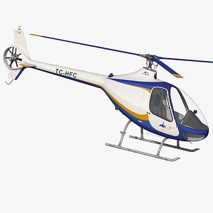 3d training helicopter guimbal cabri model