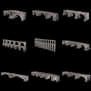 ROMAN BRIDGE GREEK ANCIENT ROAD RAIL OLD STONE COLLECTION