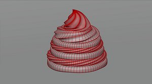 Cream cake 3D model