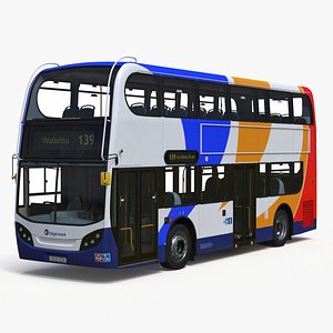 3D Double Decker City Bus Stagecoach Enviro400