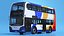 3D Double Decker City Bus Stagecoach Enviro400