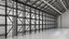 Business Jet Bombardier Challenger 604 in un hangar per aerei attrezzato
