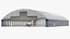Business Jet Bombardier Challenger 604 in un hangar per aerei attrezzato