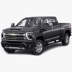 3D model Chevrolet Silverado 2500 HD 2024 High Country
