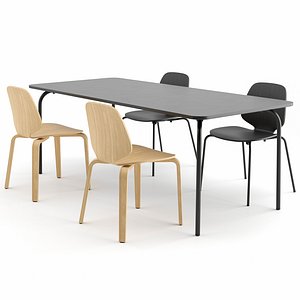 chair table 3D model