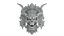 Basrelief Skull Gargoyle 01
