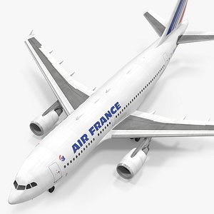 airbus a310-300 air france 3d model